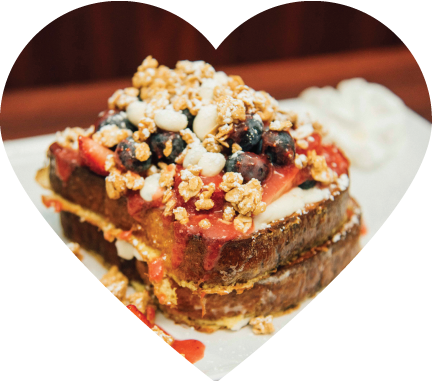 Breakfast favorites at The Cracked Egg