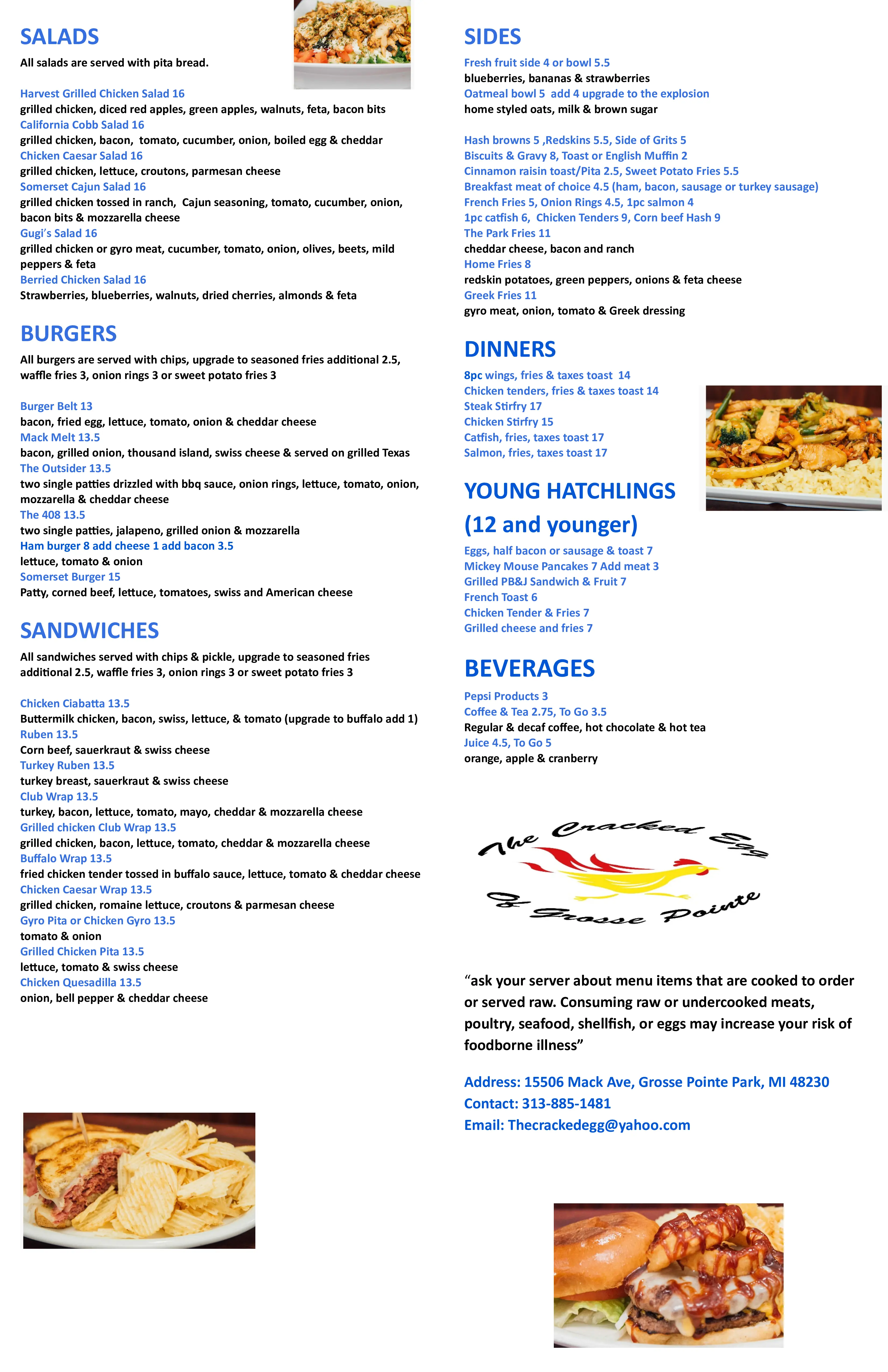 Mack menu page 2